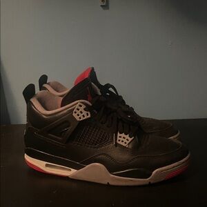 Jordan Black and Red Sneakers